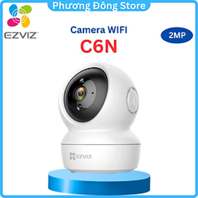 Camera wifi Ezviz C6N không dây xoay 360 độ đàm thoại 2 chiều - Hàng chính hãng