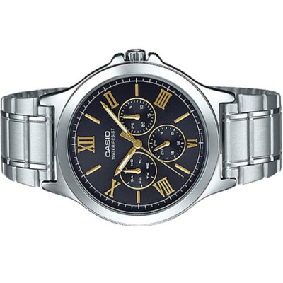 Đồng hồ Casio CA-MTP-V300D-1A2UDF - Đồng hồ nam - Size mặt 41.5mm - Kính khoáng - Quartz (Pin) - Chịu nước 3ATM
