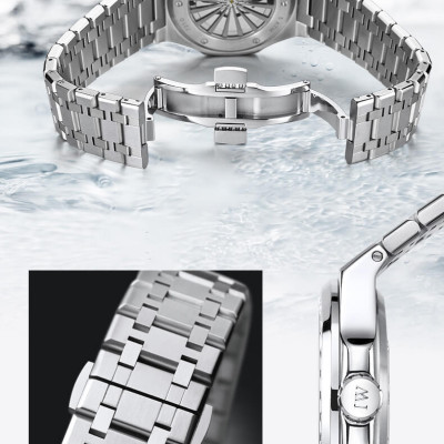 Đồng hồ nam chính hãng IW CARNIVAL IW721G-3 Kính sapphire ,chống xước ,Chống nước 50m ,Bảo hành 24 tháng,Máy cơ (Automatic),dây kim loại thép không gỉ 316L, mặt xanh thiết kế đơn giản dễ đeo 