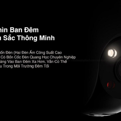 Camera Wifi Ngoài Trời EZVIZ H8 Pro 2K 3K Siêu Nét, Màu Ban Đêm - Hàng chính hãng