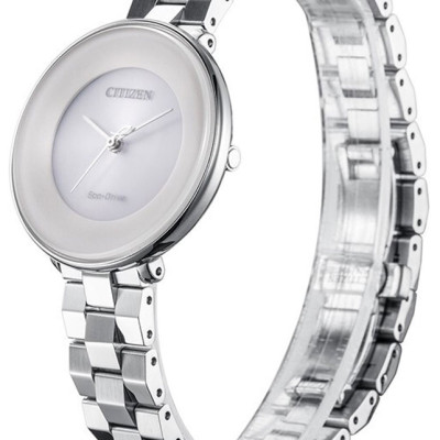 Đồng Hồ Nữ Citizen Dây Thép Không Gỉ EM0600-87A - Mặt Trắng (Sapphire)