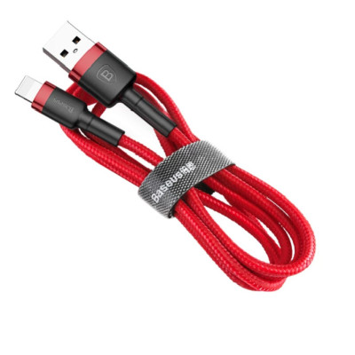 Cáp sạc Baseus Cafule 2.A dài 3m cho iPhone 5/6/7/8/X/XS/XS Max   - Hàng chính hãng