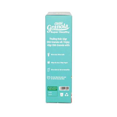 Ngũ cốc Ohh Granola dòng Super Healthy - hộp 250gram