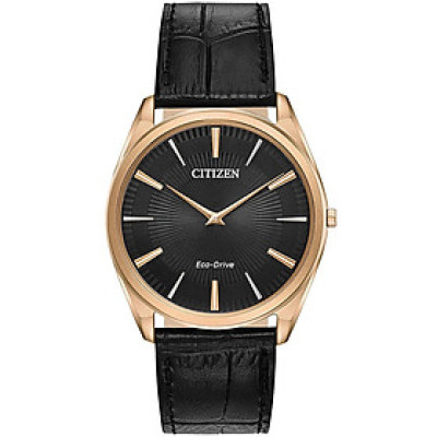 Đồng Hồ Nam Citizen Siêu Mỏng Dây Da AR3073-06E - Mặt Đen (Sapphire)