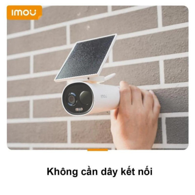 Camera WIFI Ngoài Trời IMOU Cell 3C K9DCP Dùng Pin Kèm Tấm Pin Năng Lượng Mặt Trời  - TRANGIATELECOM Hàng chính hãƞg Hàng nhập khẩu