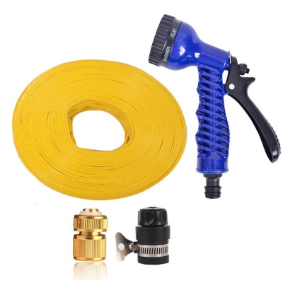 Bộ vòi tưới cây,rửa xe tăng áp lực nước 15m(cút đồng nối nhựa đen 713-2) 206843