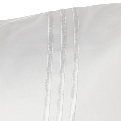 Vỏ gối cotton sateen | JYSK Ea | trắng | R50xD70cm