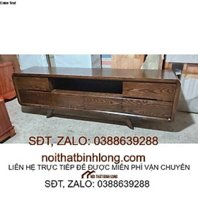 kệ ti vi màu óc chó sang trọng