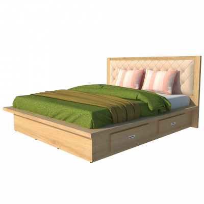 Giường ngủ 2 hộc kéo Tundo 140cm x 200cm