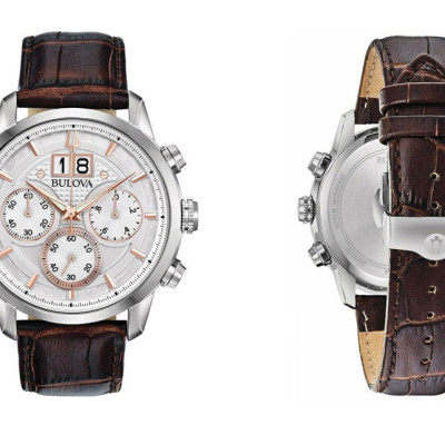 Đồng Hồ Nam Bulova Dây Da 96B309 - Mặt Trắng