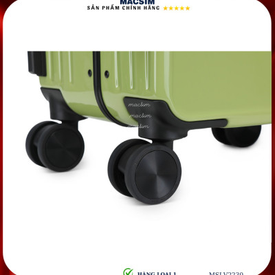 Vali cao cấp Macsim SMLV2230 cỡ 20 inch màu xanh (green)- Hàng loại 1