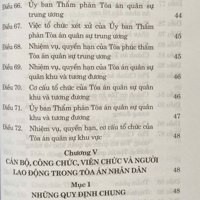 Luật Tổ Chức Toà Án Nhân Dân ( Sửa Đổi, Bổ Sung Năm 2025)