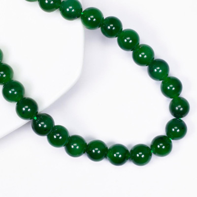 Chuỗi cổ đá ngọc bích mệnh hỏa, mộc - Ngọc Quý Gemstones