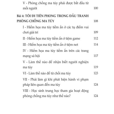 Cẩm Nang Phòng Chống Ma Tuy Học Đường Cho Học Sinh Trung Học Phổ Thông