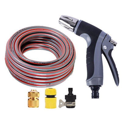 Bộ dây và vòi xịt rửa xe tưới cây tăng áp 7-10M(cút đồng nối 713-1) 206817