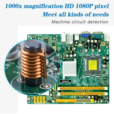 Kính Hiển Vi Kỹ Thuật Số Zoom 1000X Kỹ Thuật Số 1080P WIFI Đèn LED Kết Nối Điện Thoại Không Dây F210 - Hàng Nhập Khẩu