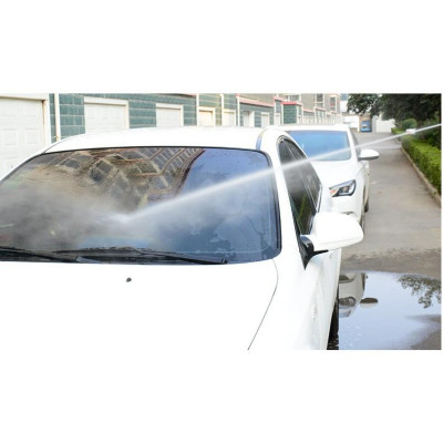 Bộ dây vòi xịt rửa xe, tưới cây, dọn dẹp nhà cửa 5m (cút đồng nối nhựa đen) 206843 