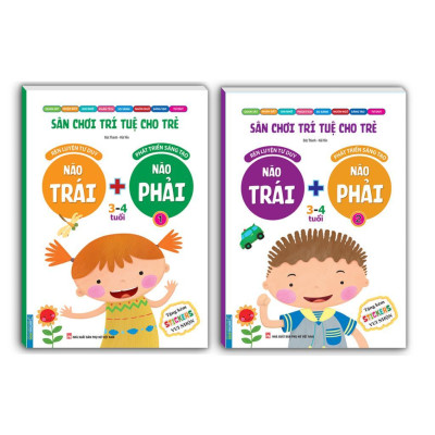 Sách - Sân Chơi Trí Tuệ Cho Trẻ - Não Trái + Não Phải - Combo 6 Cuốn - Minh Thắng