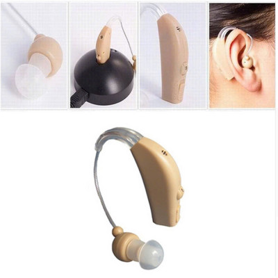 Tai Nghe Trợ Thính, Máy Trợ Thính Không Dây Có Sạc Cho Người Già Điếc Nặng có chỉnh âm lượng có khử ồn