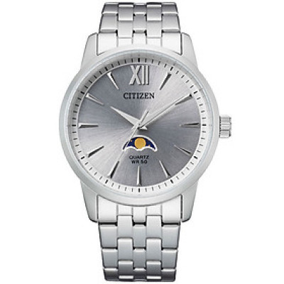 Đồng Hồ Nam Citizen Dây Thép Không Gỉ AK5000-54A - Mặt Trắng