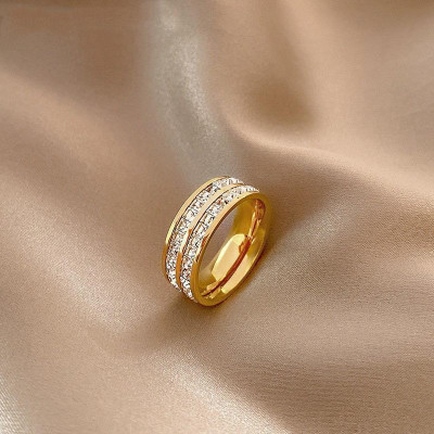 Nhẫn Titan PT Jewelry & Accessories N21 Women Nữ không đen không gỉ - Cao Su chiếc trang sứ