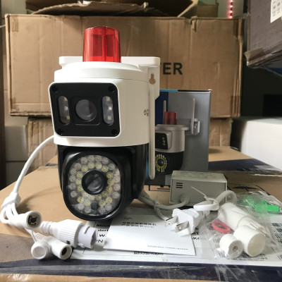 Camera WiFi Yoosee 2 Mắt Xem 2 Màn Hình Cùng Lúc Q44D 6.0Mpx, Chống Nước, Xem Đêm Có Màu - Hàng Chính Hãng
