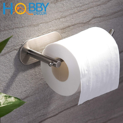Kệ treo cuộn giấy vệ sinh inox 304 dán tường Hobby Home Decor G8