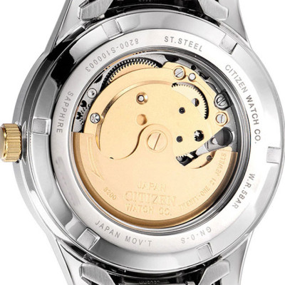 Đồng Hồ Nam Citizen Dây Thép Không Gỉ NH7524-55A - Mặt Trắng (Sapphire)