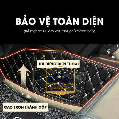 [FORD ECOSPORT] Thảm Trải Sàn, Lót Sàn Ô Tô 5D 6D Thiết Kế Theo Xe FORD ECOSPORT 2021 Chống Nước, Không Mùi - MẪU DIAMOND - Hàng Chính Hãng