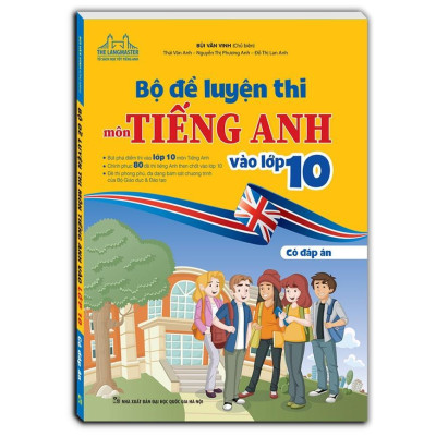 Sách - Bộ Đề Luyện Thi Môn Tiếng Anh Vào Lớp 10 + Đột Phá Tiếng Anh Điểm 9+ - Combo 2 Cuốn - Minh Thắng