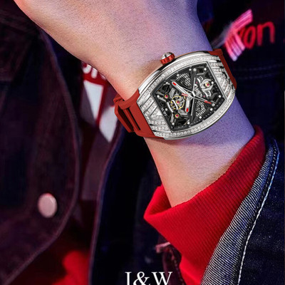 Đồng hồ nam chính hãng IW Carnival IW760G-3 Kính sapphire chống xước,Chống nước 50m,BH24 tháng,máy Automatic ( cơ) ,dây cao su chính hãng chống nước tuyệt đối,vỏ thép không gỉ bền bỉ