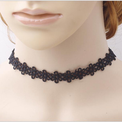 Vòng cổ choker tattoo hoa lỗ V51 thời trang