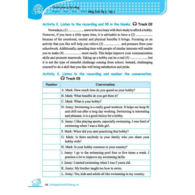 Sách - Global Success - Chinh Phục 4 Kỹ Năng Tiếng Anh Nghe - Nói - Đọc - Viết Lớp 7 - Tập 1 - Minh Thắng