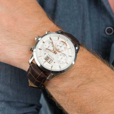 Đồng Hồ Nam Bulova Dây Da 96B309 - Mặt Trắng