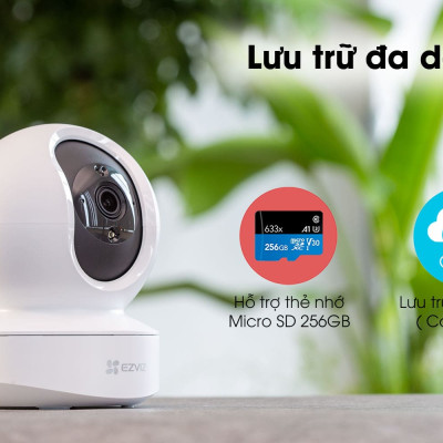 CAMERA WIFI TRONG NHÀ EZVIZ TY1 4MP 2K QUAY QUÉT 360 ĐỘ - ĐÀM THOẠI 2 CHIỀU - HÀNG CHÍNH HÃNG