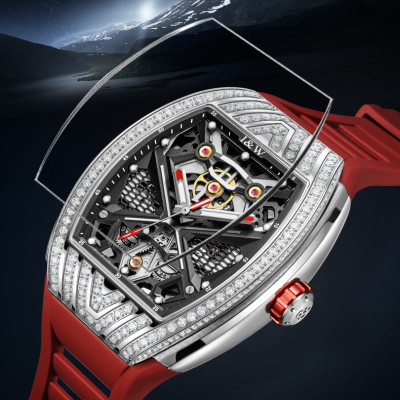 Đồng hồ nam chính hãng IW Carnival IW760G-3 Kính sapphire chống xước,Chống nước 50m,BH24 tháng,máy Automatic ( cơ) ,dây cao su chính hãng chống nước tuyệt đối,vỏ thép không gỉ bền bỉ