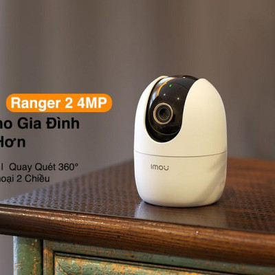 Camera Wifi IMOU IPC-A42P 4.0MP, cảnh báo chuyển động, hồng ngoại 10m, tính năng Wifi - Hàng Chính Hãng