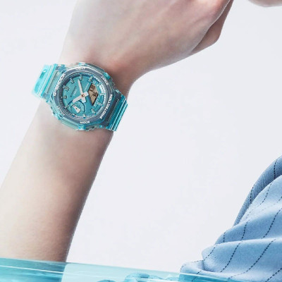 Đồng Hồ Nữ Dây Nhựa Casio G-Shock GMA-S2100SK-2ADR | GMA-S2100SK-2A