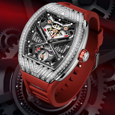 Đồng hồ nam chính hãng IW Carnival IW760G-3 Kính sapphire chống xước,Chống nước 50m,BH24 tháng,máy Automatic ( cơ) ,dây cao su chính hãng chống nước tuyệt đối,vỏ thép không gỉ bền bỉ