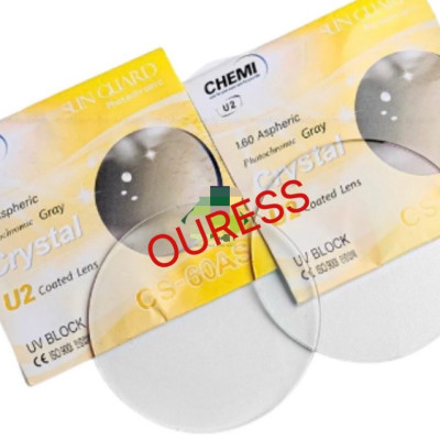 Tròng kính cận/viễn/loạn mỏng 1.60 chemi đổi màu thời trang OURESS