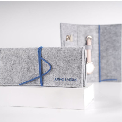 Đồng hồ Nam hiệu Jonas & Verus R40.10.BBBB , Máy Pin (Quartz), Kính sapphire chống trầy xước, Dây lưới thép không gỉ 316L