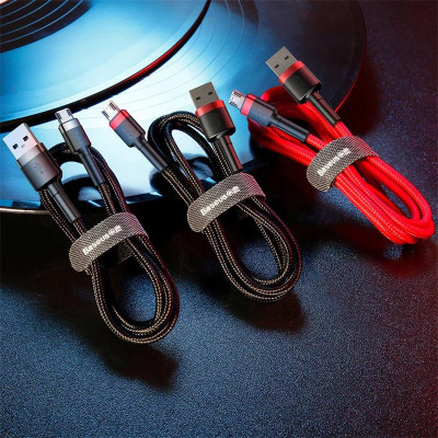 Cáp sạc nhanh Cafule Micro USB Quick Charge  - Cáp sạc Baseus siêu bền -Hàng Chính Hãng