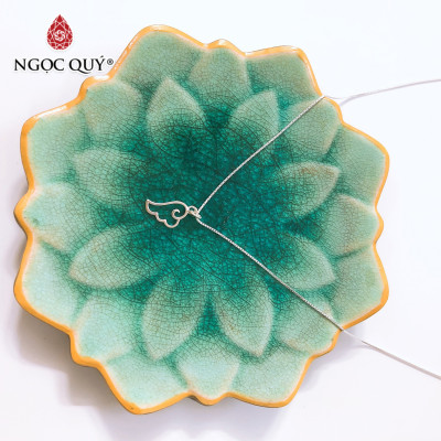 Dây chuyền bạc mặt cánh thiên thần - Ngọc Quý Gemstones