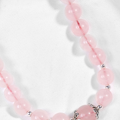 Vòng Cổ Đá Thạch Anh Hồng Ngọc Quý Gemstones