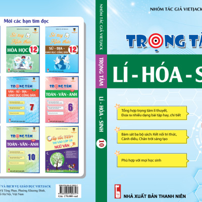 Trọng tâm Lí - Hóa - Sinh lớp 10 (Chương trình mới)