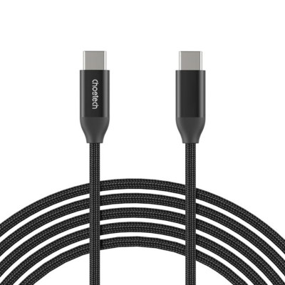 Cáp sạc Choetech XCC-10 nhanh Type C to Type C công suất cao 240w (Hàng chính hãng)
