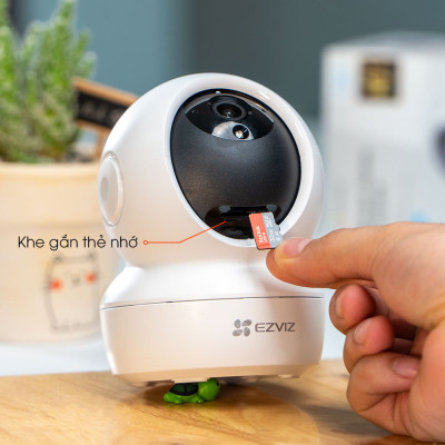 Camera WIFI EZVIZ H6C 4MP - Độ Phân Giải 2K, Xoay 360 độ, Đàm Thoại 2 Chiều - Hàng chính hãng