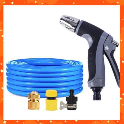 Bộ dây và vòi xịt rửa xe tưới cây tăng áp 20M(cút đồng nối 713-1) 206817 
