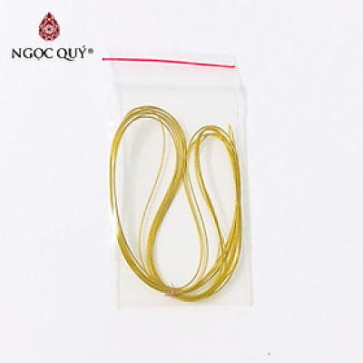 Bó 2m dây cước kim loại bọc nhựa 0.5mm xỏ vòng có khoá