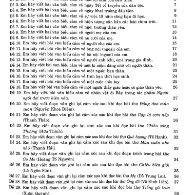199 Bài Và Đoạn Văn Hay Lớp 7